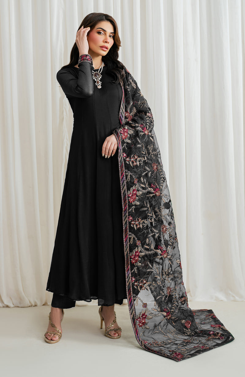 ZRF-EMC-07 Embroidered Chiffon