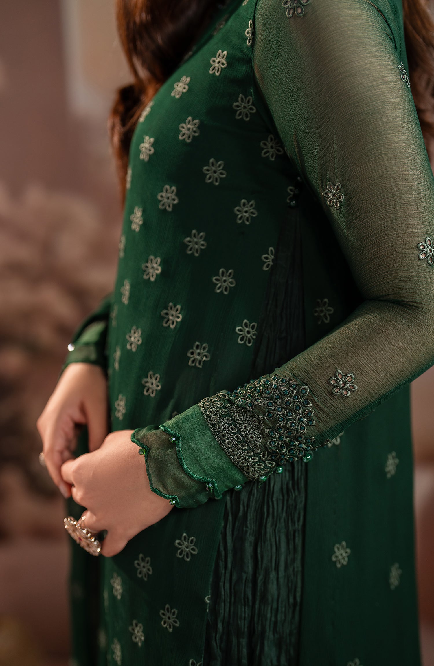 ZRF-EMC-05 Embroidered Chiffon