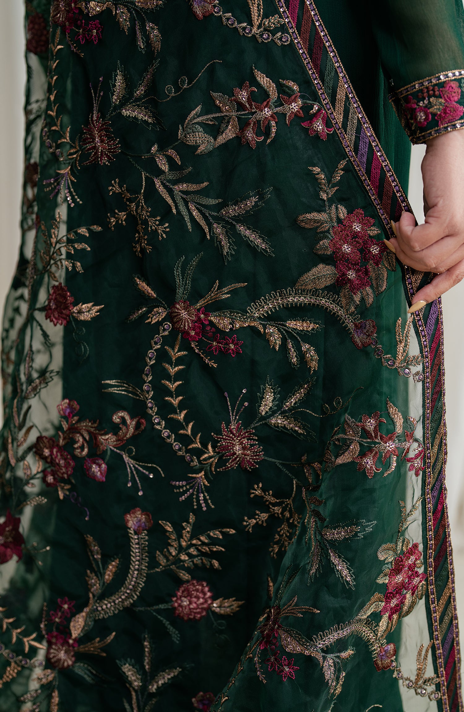 ZRF-EMC-06 Embroidered Chiffon