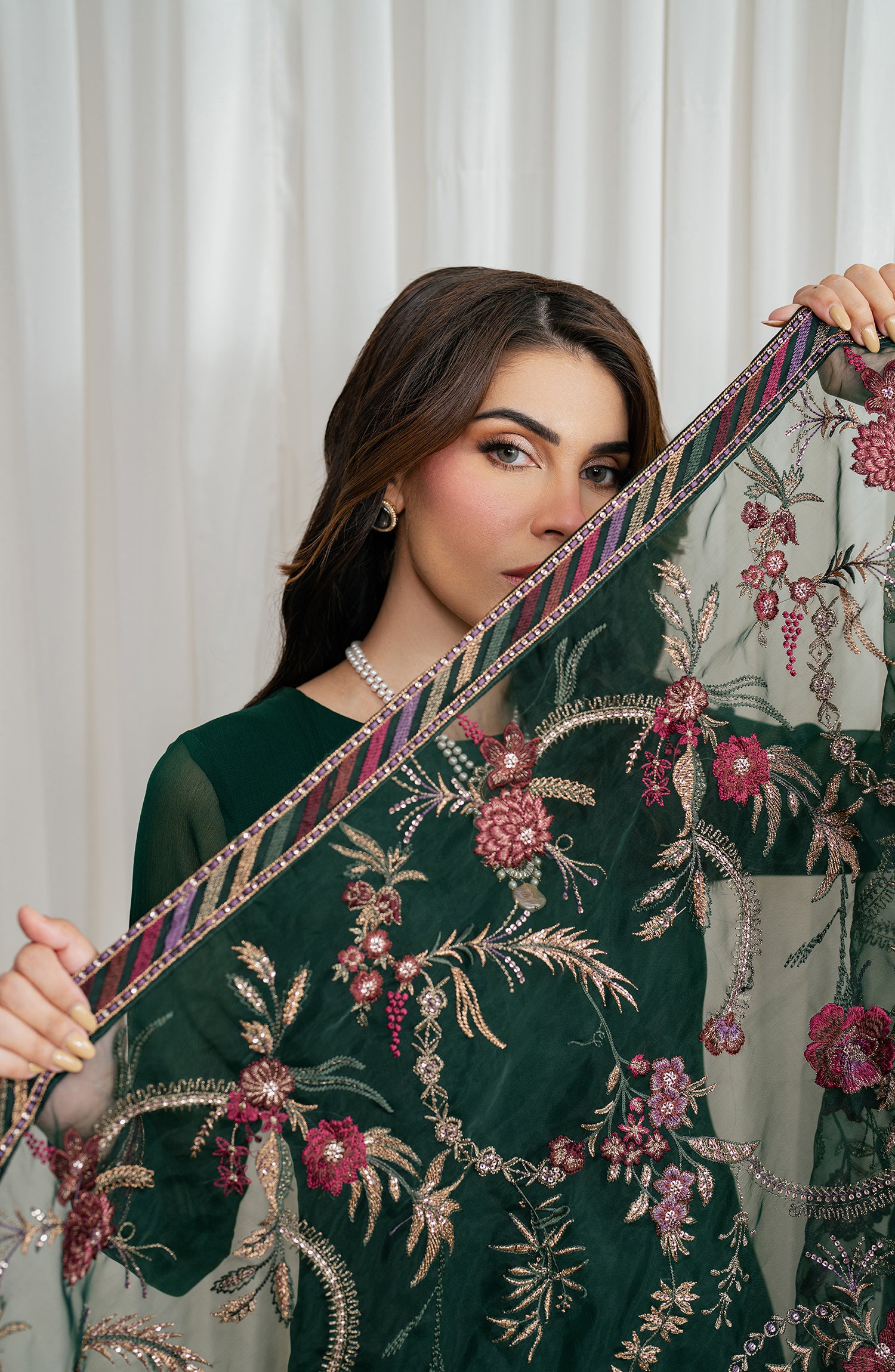 ZRF-EMC-06 Embroidered Chiffon